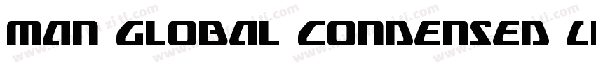 Man Global Condensed Light字体转换